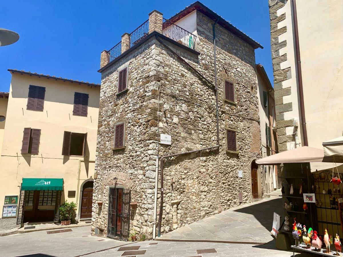 Ferienwohnung ART REBUS Tower in Tuscany Radda in Chianti Exterior foto